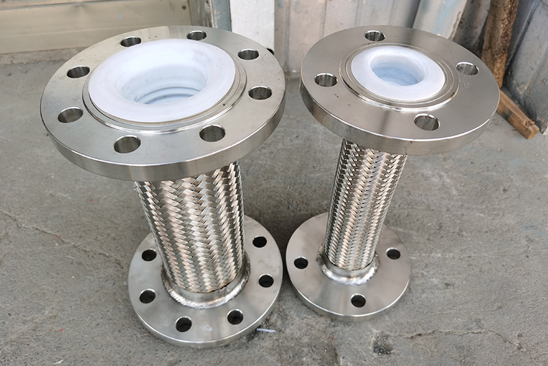 PTFE Flanged Metal Hose